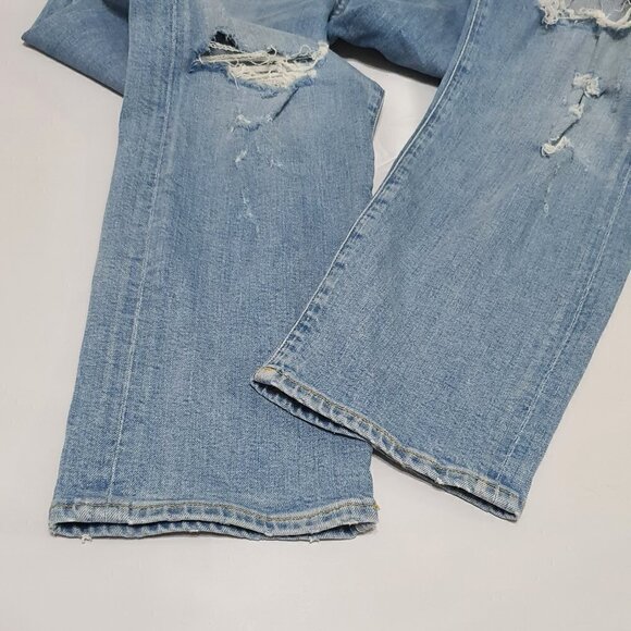 Agolde Isabel Slim Boyfriend Distressed Jeans - Picture 7 of 12